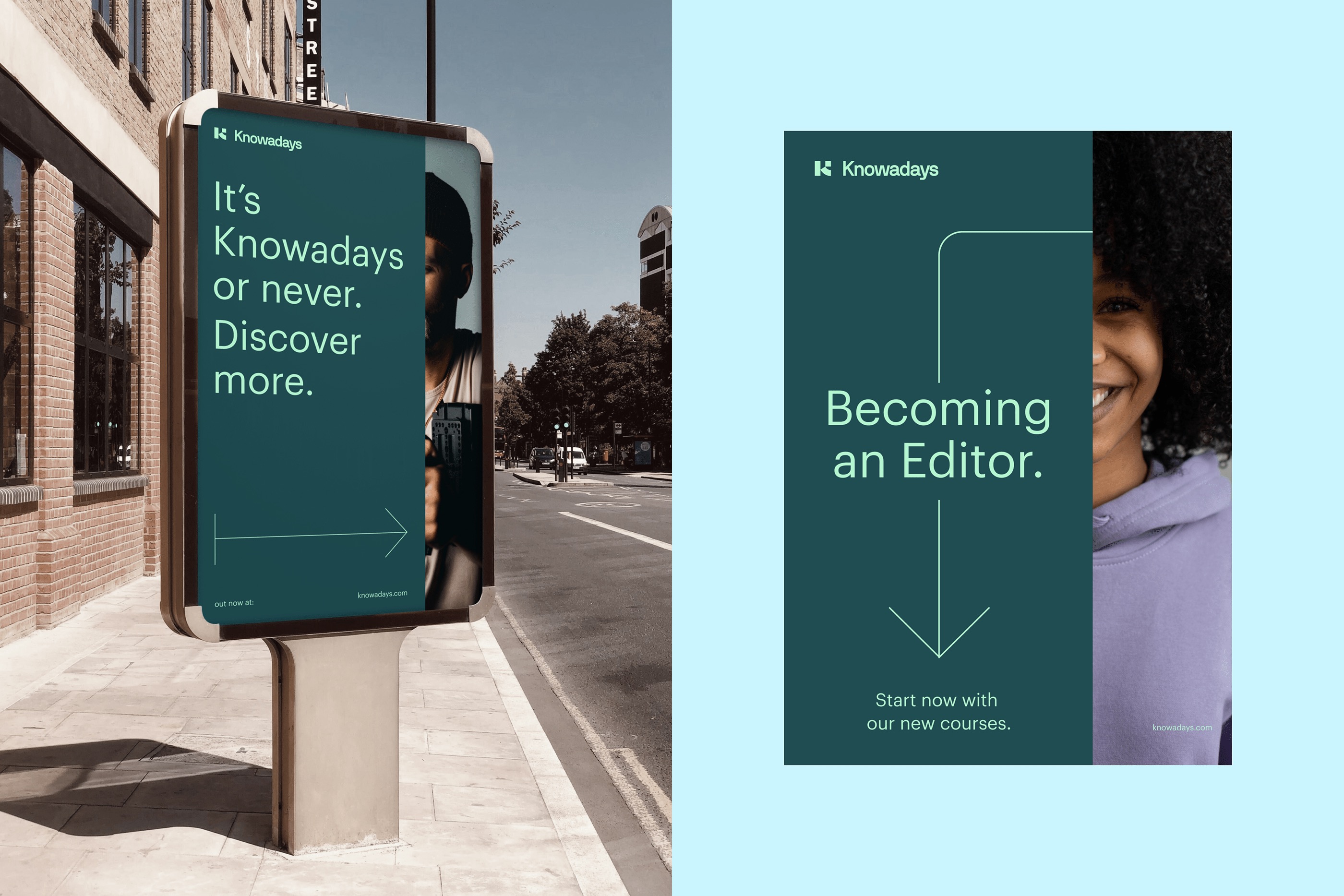 Knowadays web redesign details