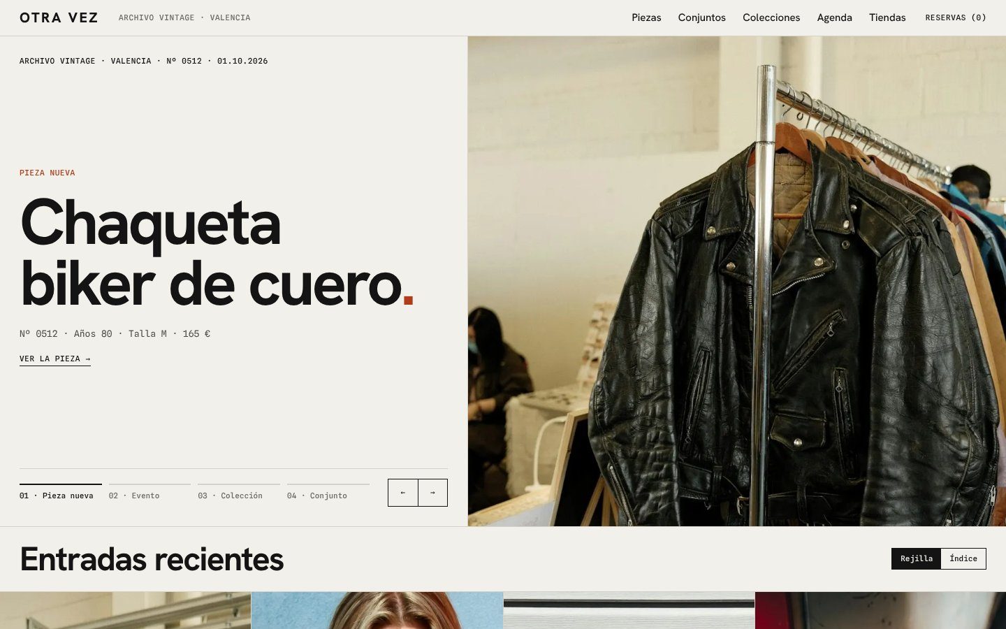 Otra Vez homepage